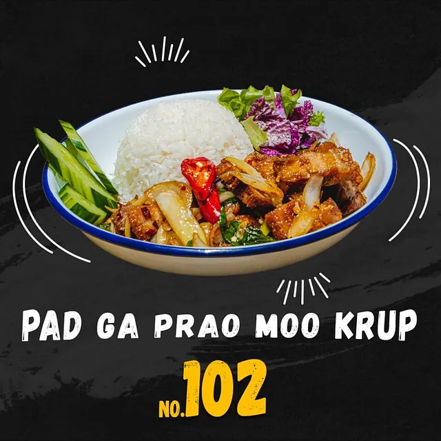 Pad ga prao moo krup